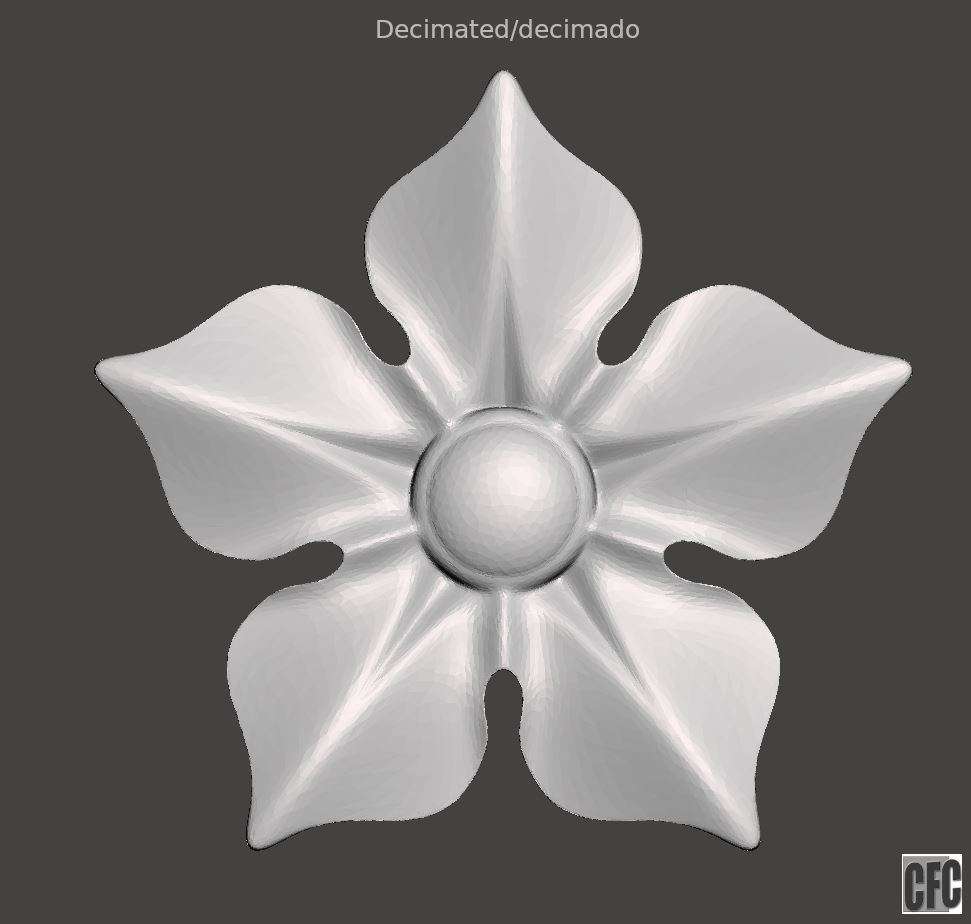 Floral bas-relief for cnc FLCFC0E 3D print model_8
