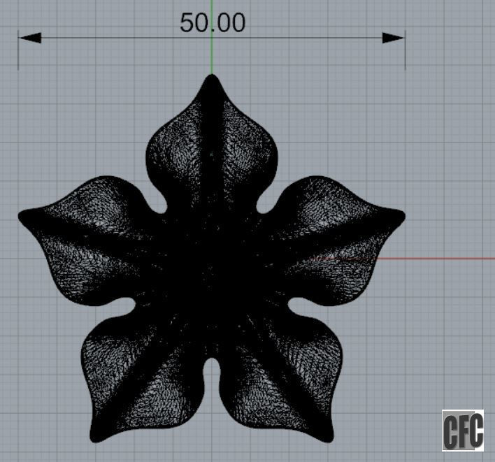 Floral bas-relief for cnc FLCFC0E 3D print model_4