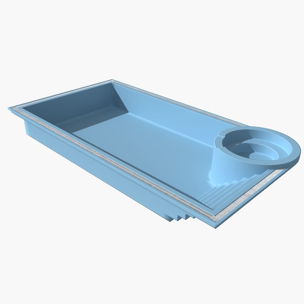 Swimming Pool 01 Free 3D model_5