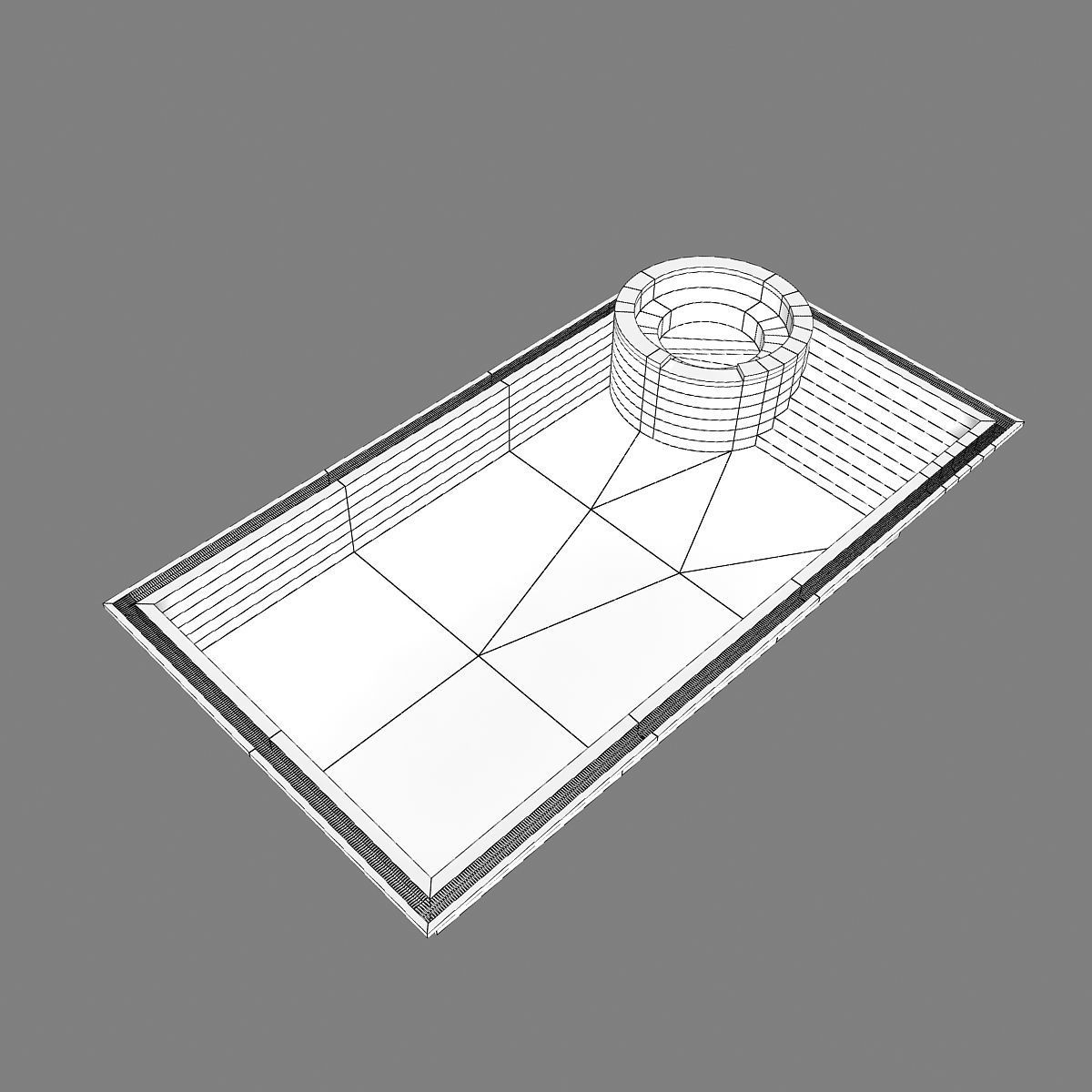 Swimming Pool 01 Free 3D model_8