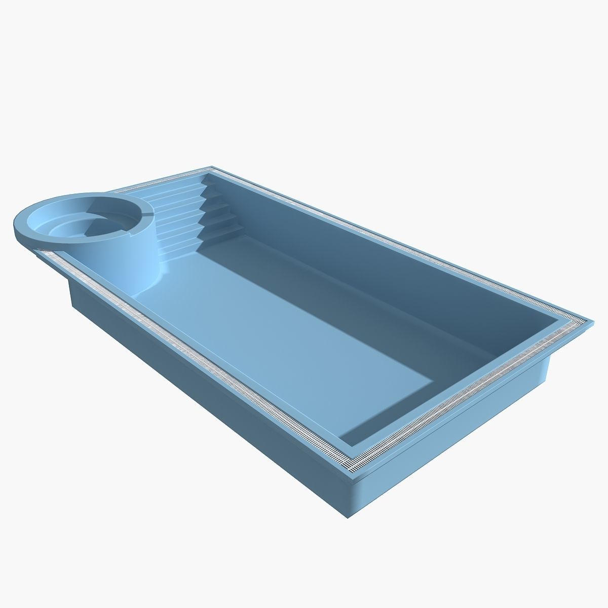 Swimming Pool 01 Free 3D model_3