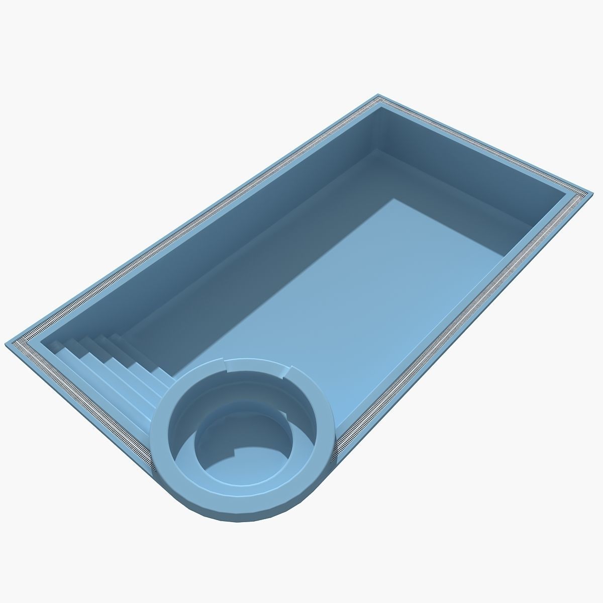 Swimming Pool 01 Free 3D model_2