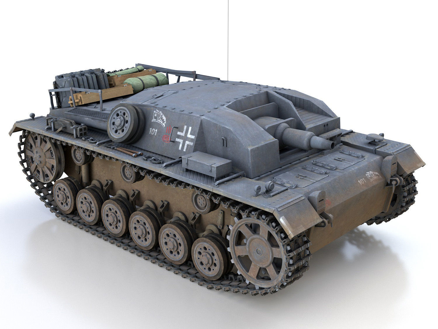 StuG III - Ausf B - StuG Abt 226 3D model_8