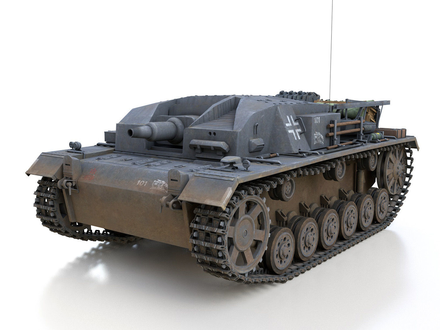 StuG III - Ausf B - StuG Abt 226 3D model_1