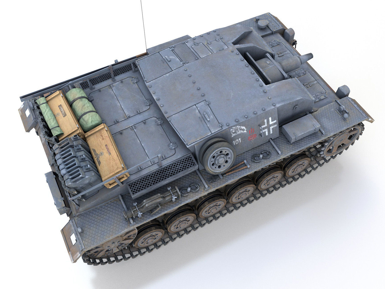 StuG III - Ausf B - StuG Abt 226 3D model_6