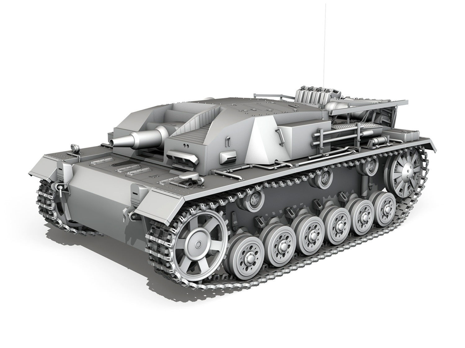 StuG III - Ausf B - StuG Abt 226 3D model_11