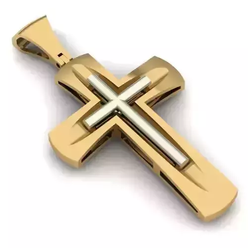 CROSS christian pendant gold