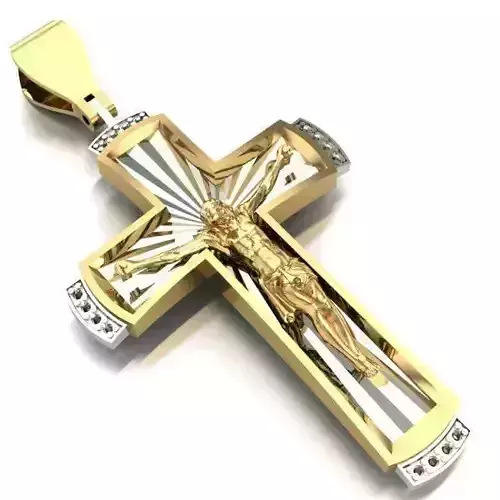 CROSS jesus on pendant