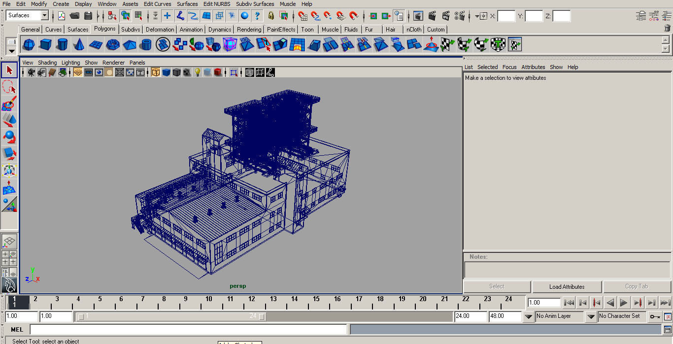 Industrial Building 2 Low-poly 3D model_16