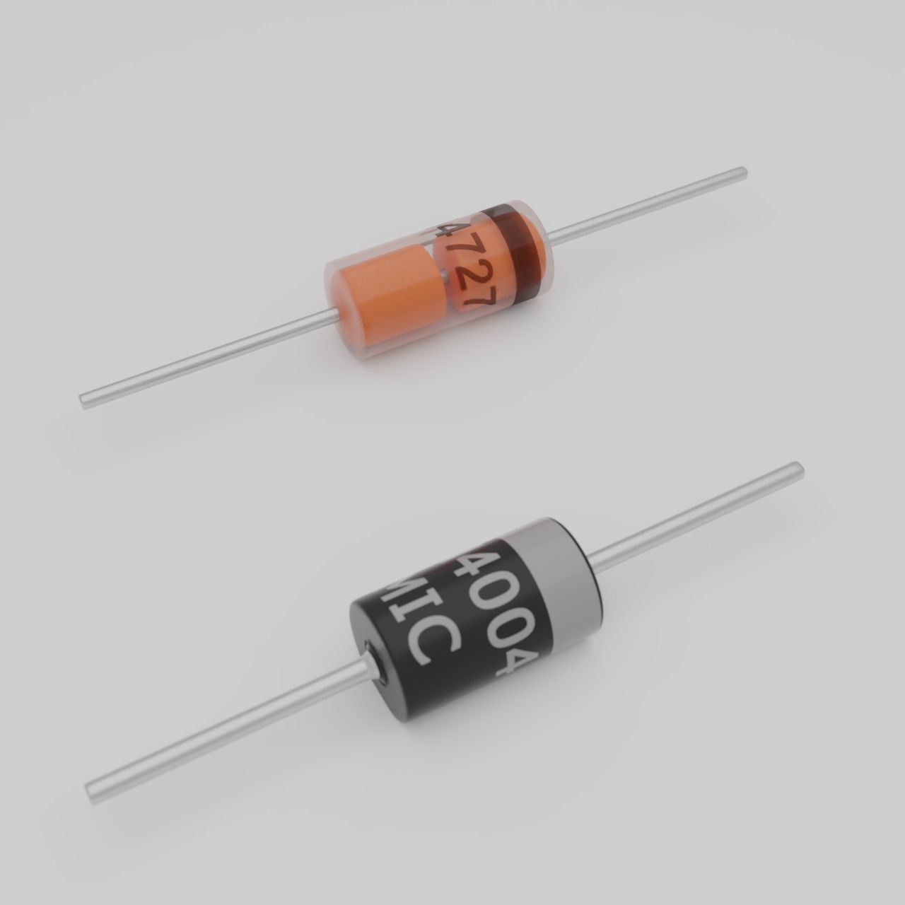 Basic Electronic Components Pack 3D model_8