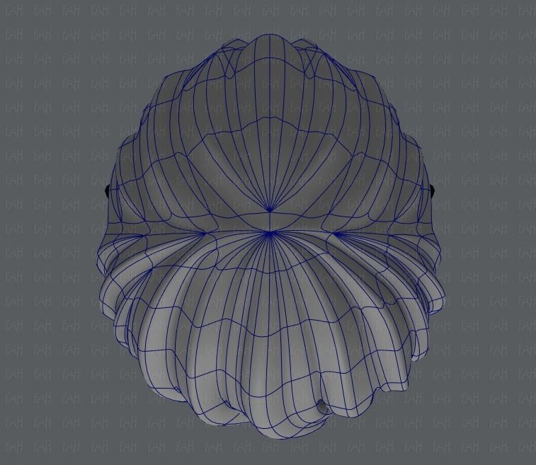 3D Hair style for boy V05 Low-poly 3D model_34