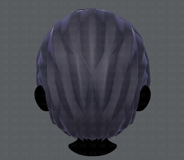 3D Hair style for boy V05 Low-poly 3D model_21