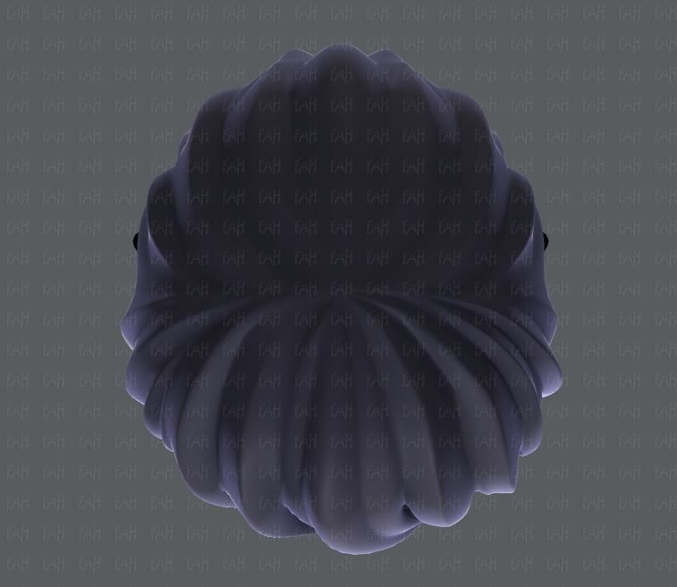 3D Hair style for boy V05 Low-poly 3D model_33