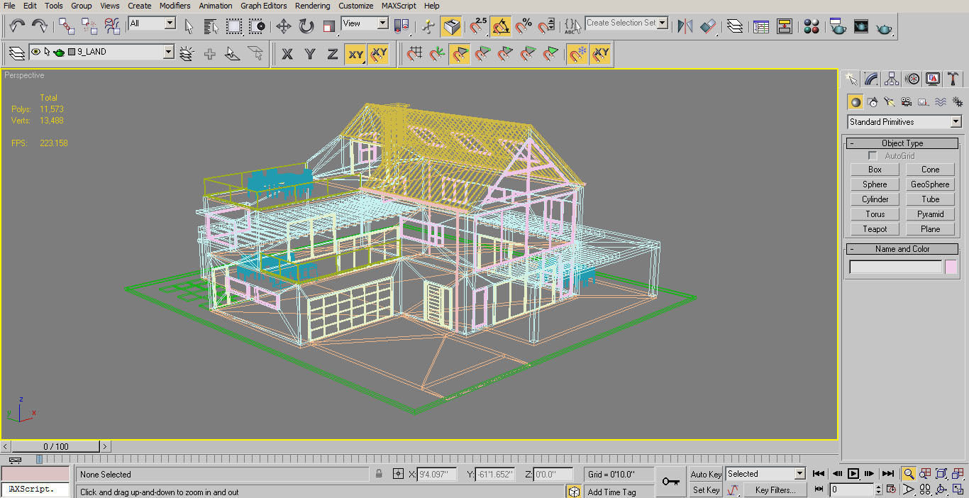 Modern House Set 1 Low-poly 3D model_27