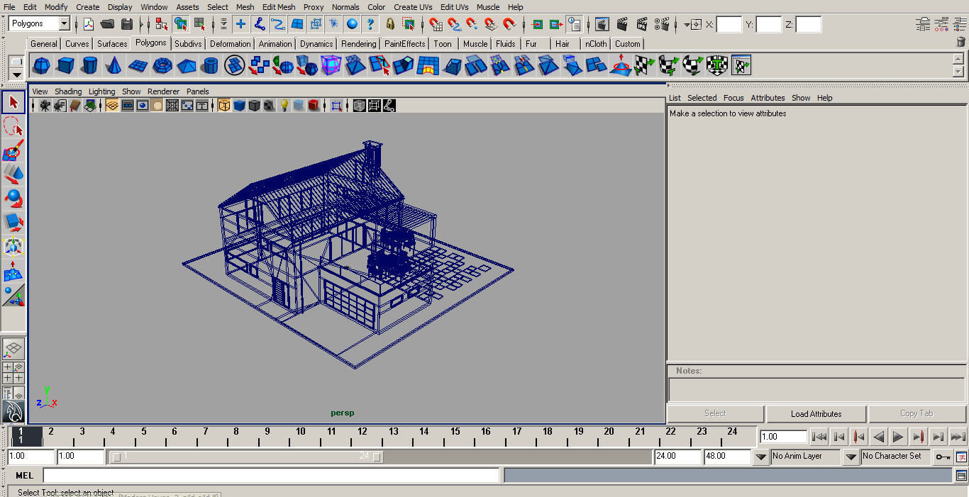 Modern House Set 1 Low-poly 3D model_17