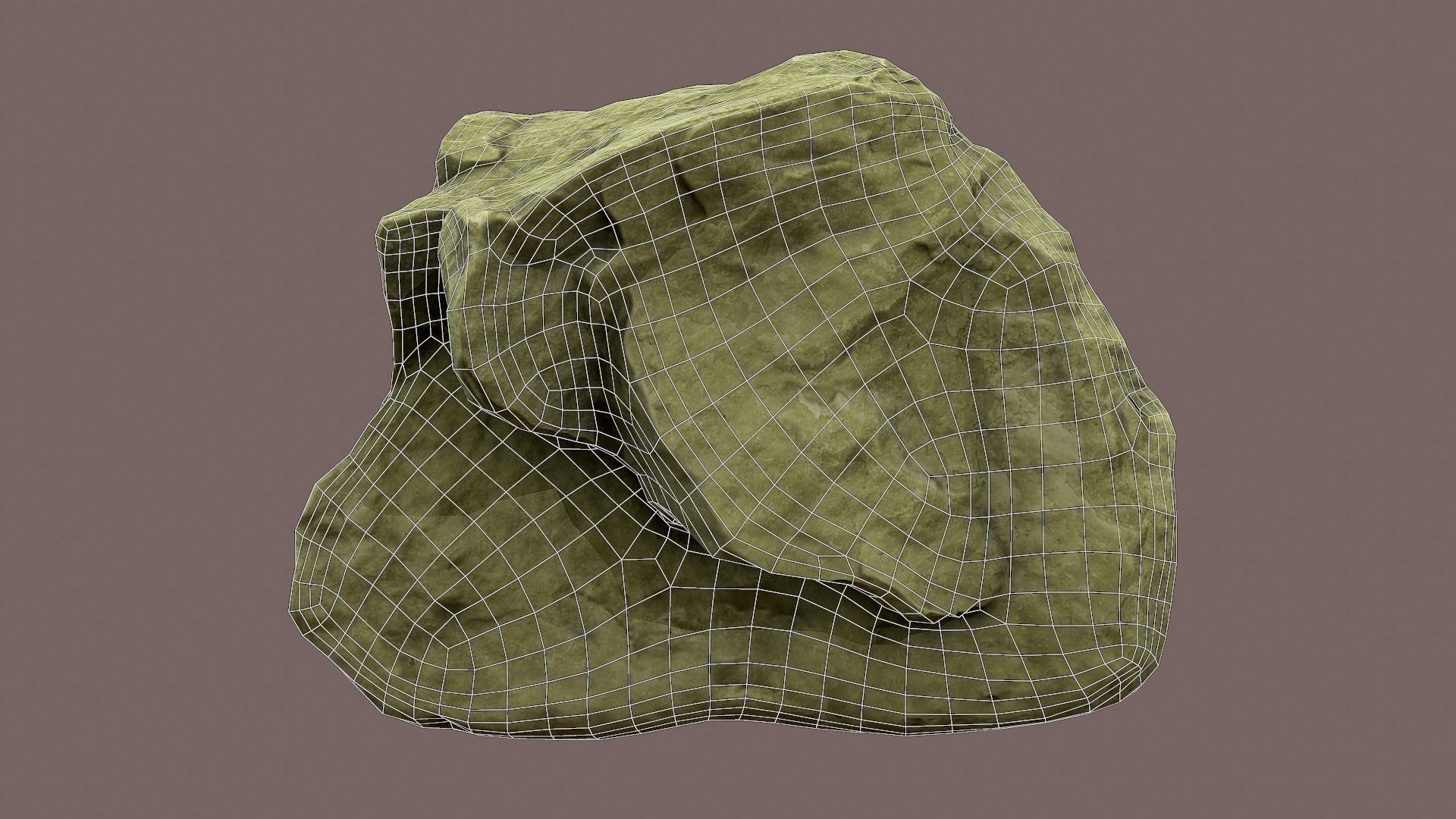Rock lowpoly 3D model Low-poly 3D model_4