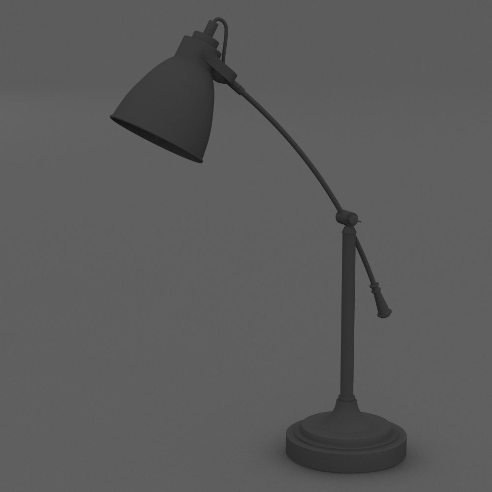 lamp 3d model desk 3D model_2