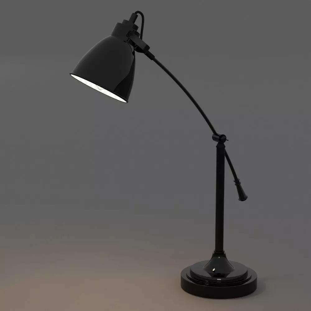 lamp 3d model desk 3D model_0