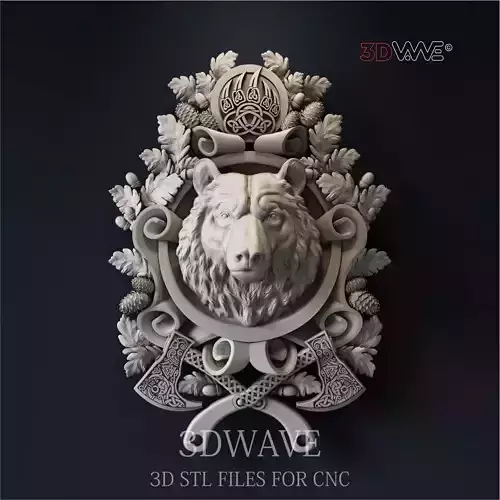 Bear 3d models for CNC