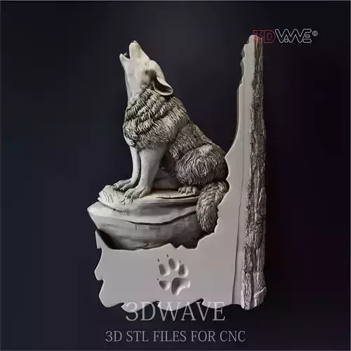 WOLF 3d stl files for CNC