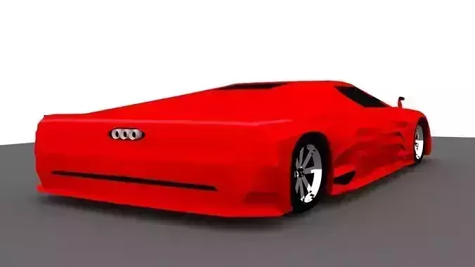 Supercar Vision 1X Gold