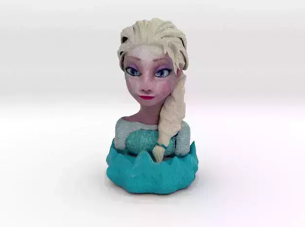 Frozen Elsa Bust 3D print model