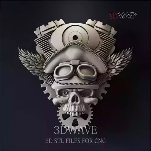 BIKER SKULL