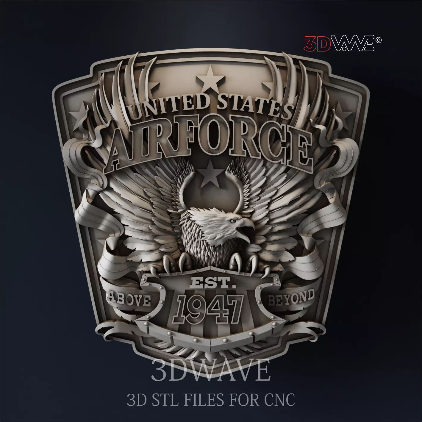 US AIR FORCE WALL DECOR 3D print model_0