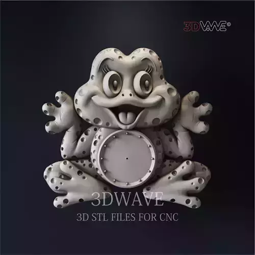 FROG WALL CLOCK