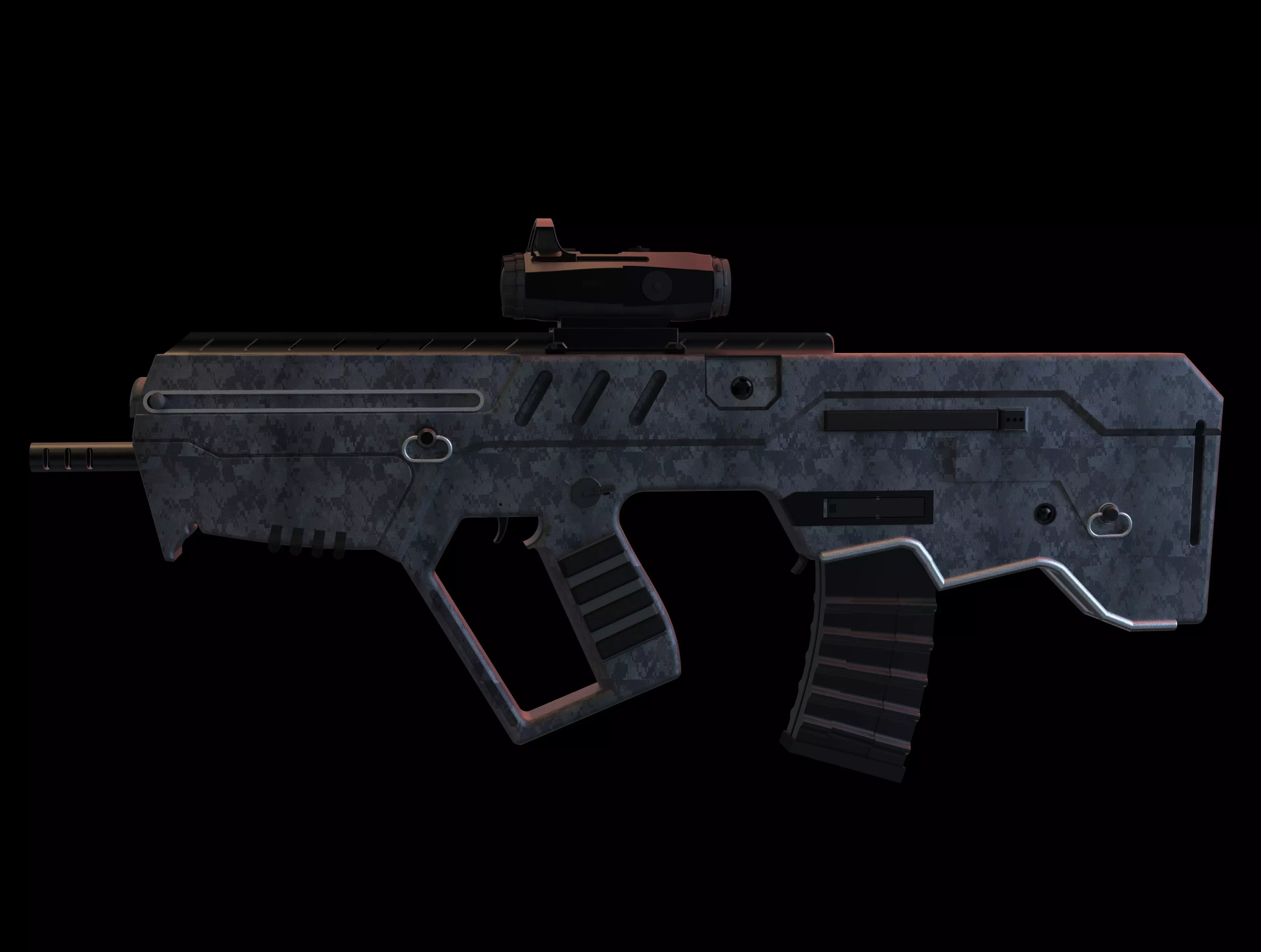 Tavor Sar 3D model_0