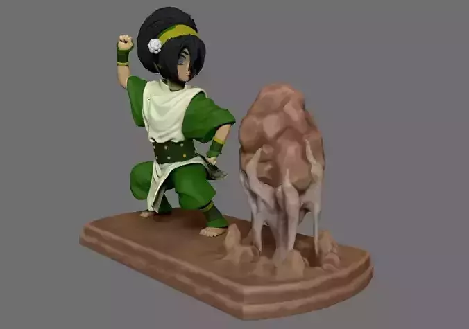 Toph The Earth Bender 3D print model