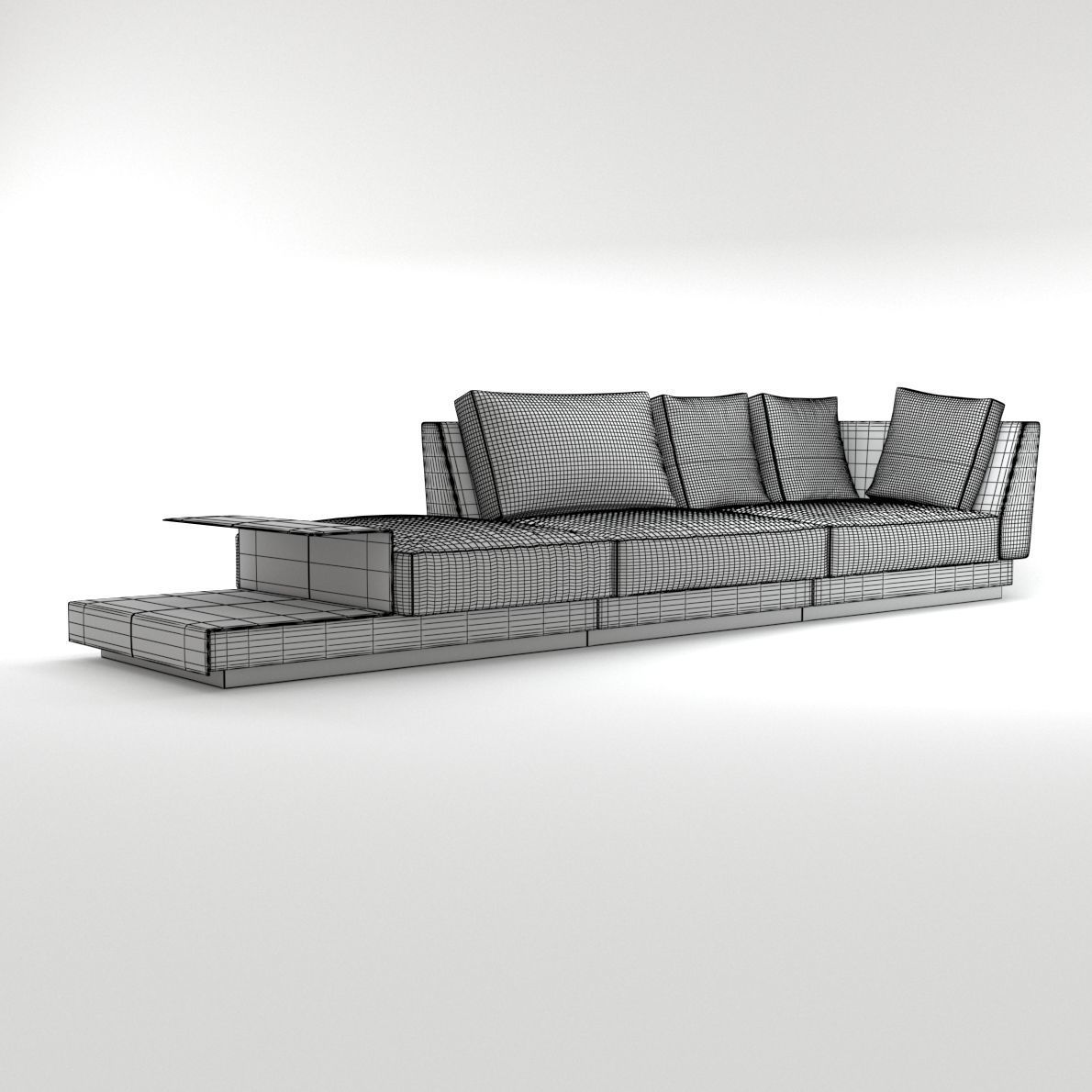 Sofa Grand Suite from Walter Knoll - Design by EOOS 3D model_3