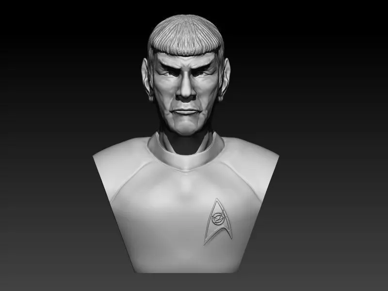 Spock Bust 3D print model_0