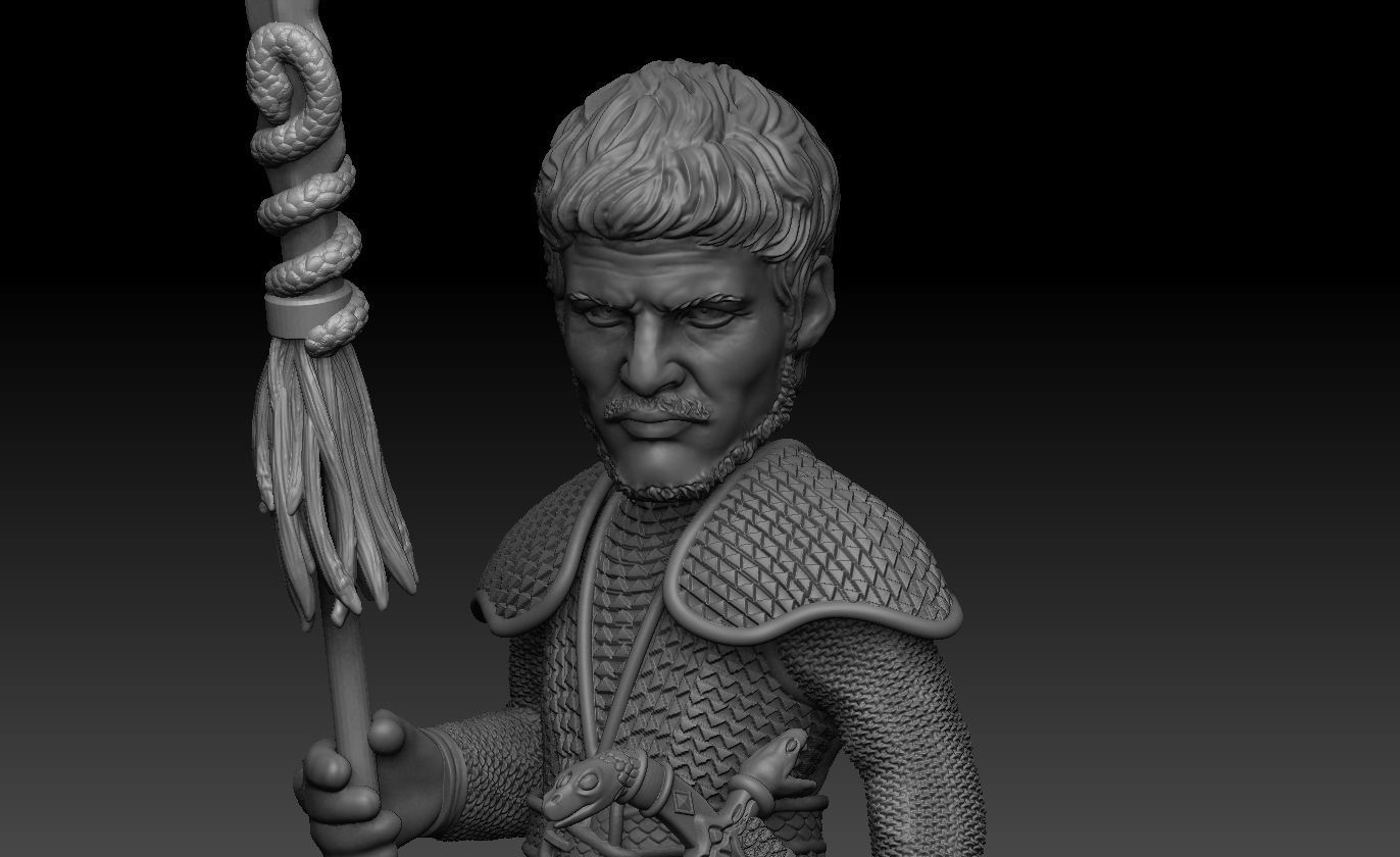 Game of Thrones - Oberyn Martell 3D print model_6