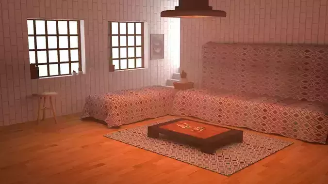 Iterior design 3D model