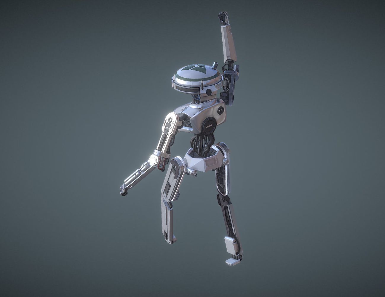 L3-37 INSPIRITED DROID ROBOT FIGURE 3D print model_5