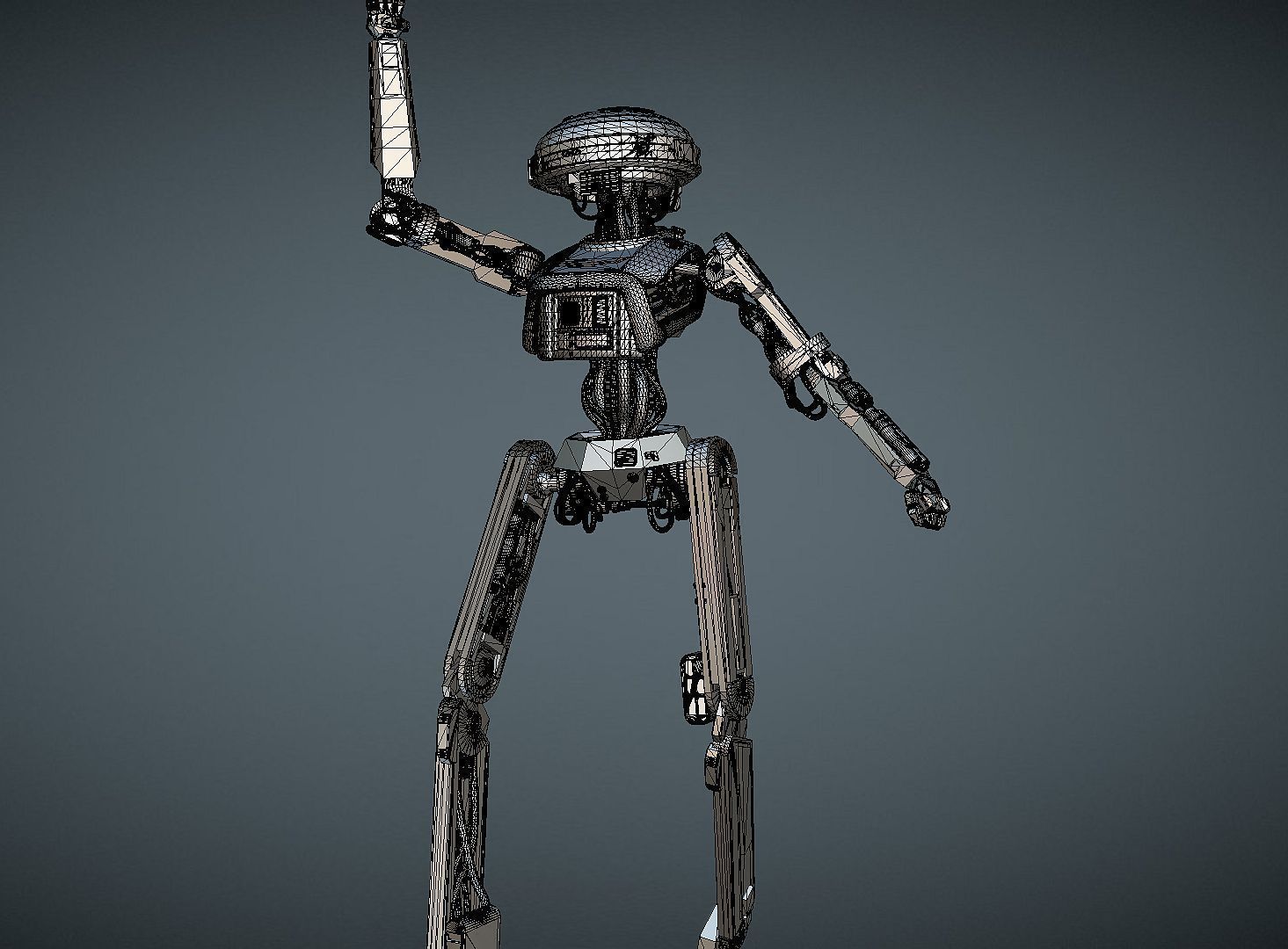 L3-37 INSPIRITED DROID ROBOT FIGURE 3D print model_6