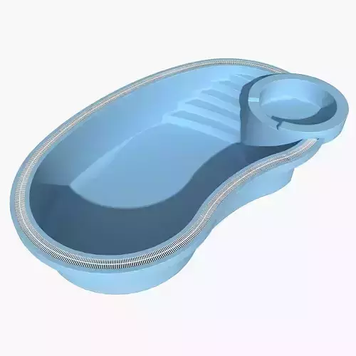 Swimming Pool 02 3D model