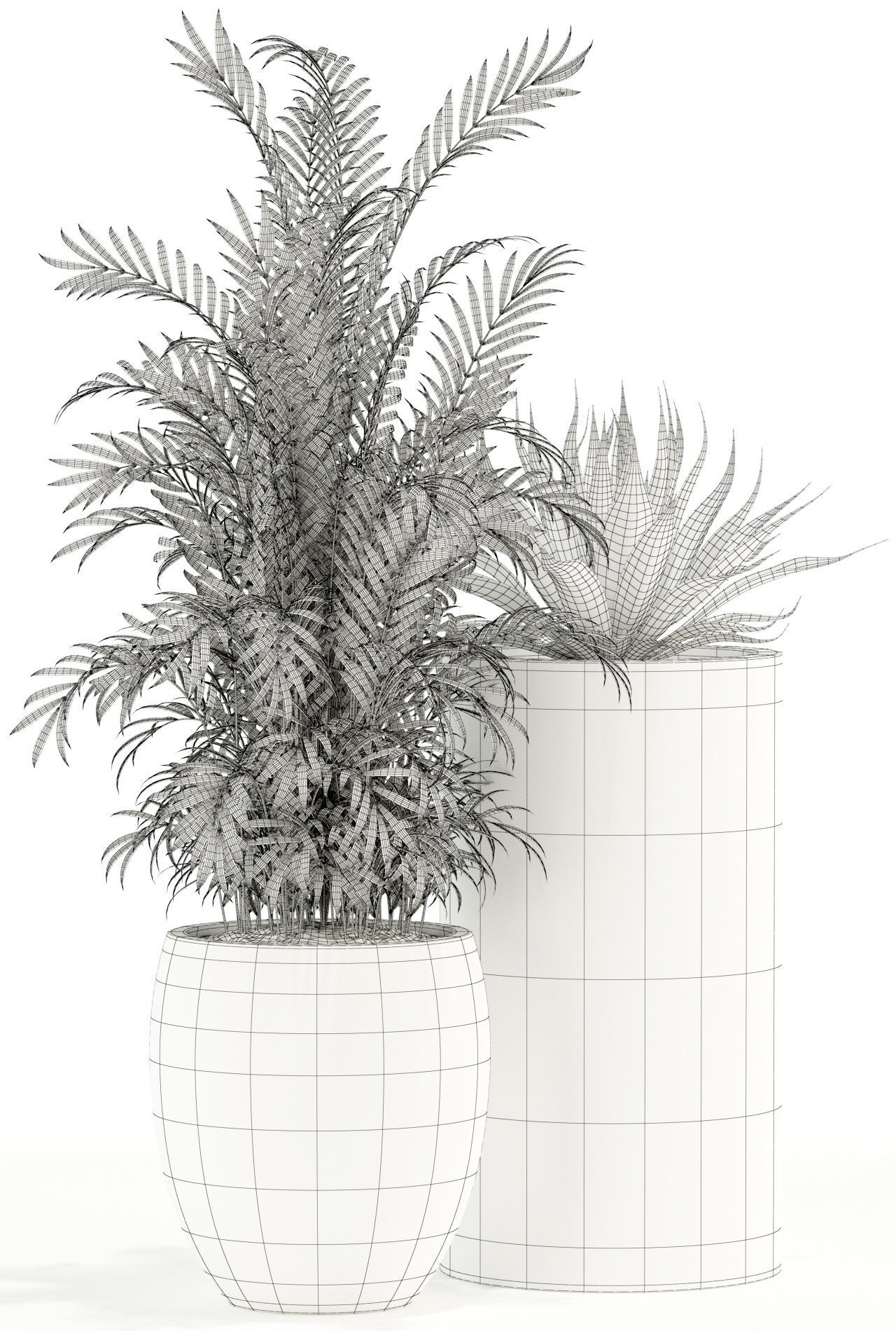 Plants collection 100 Awesomeplanters 3D model_3
