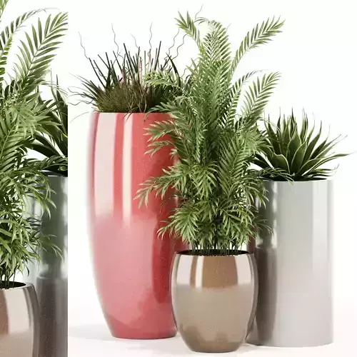 Plants collection 100 Awesomeplanters 3D model