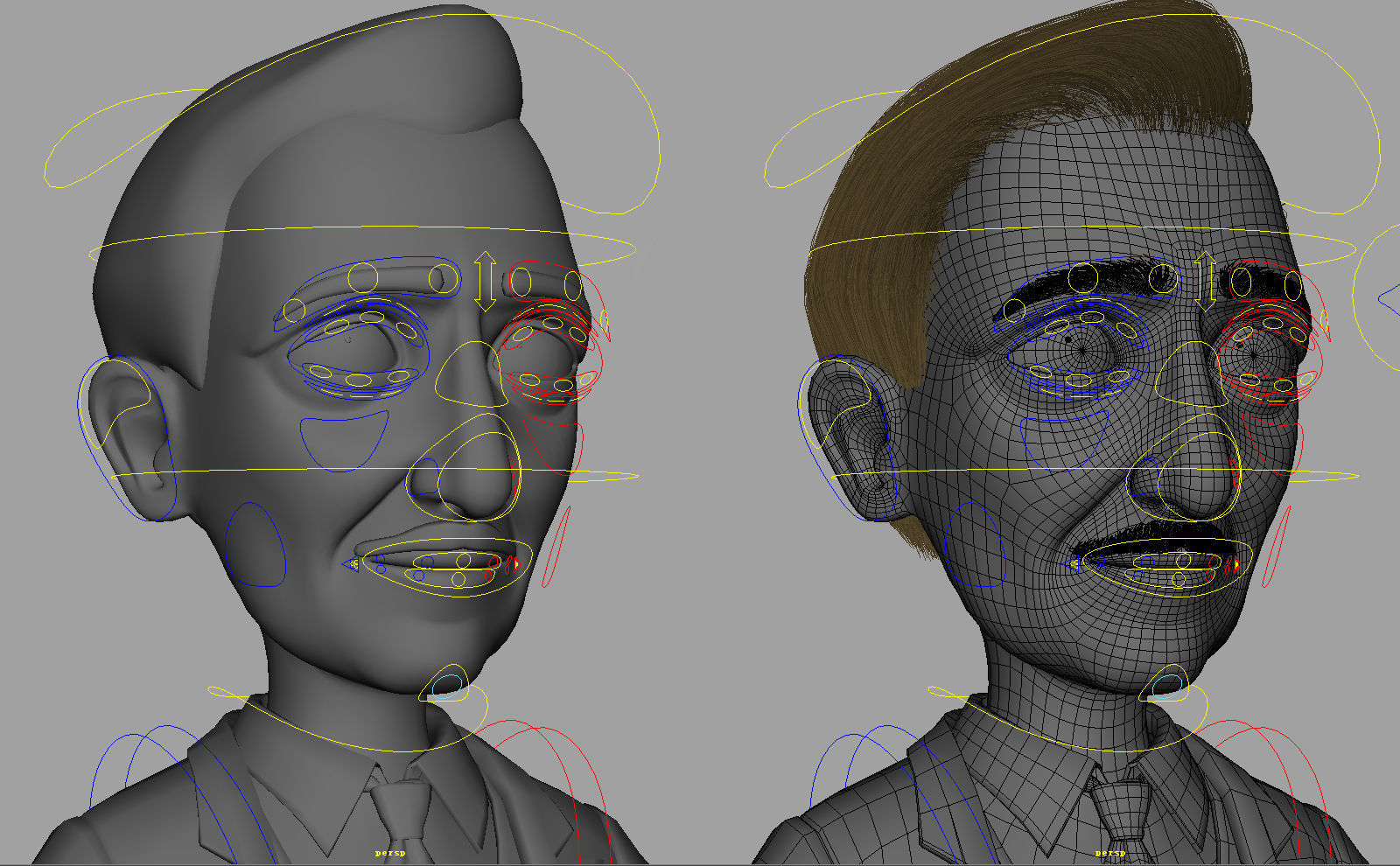 Cartoon Family Rigged V3 3D model_51