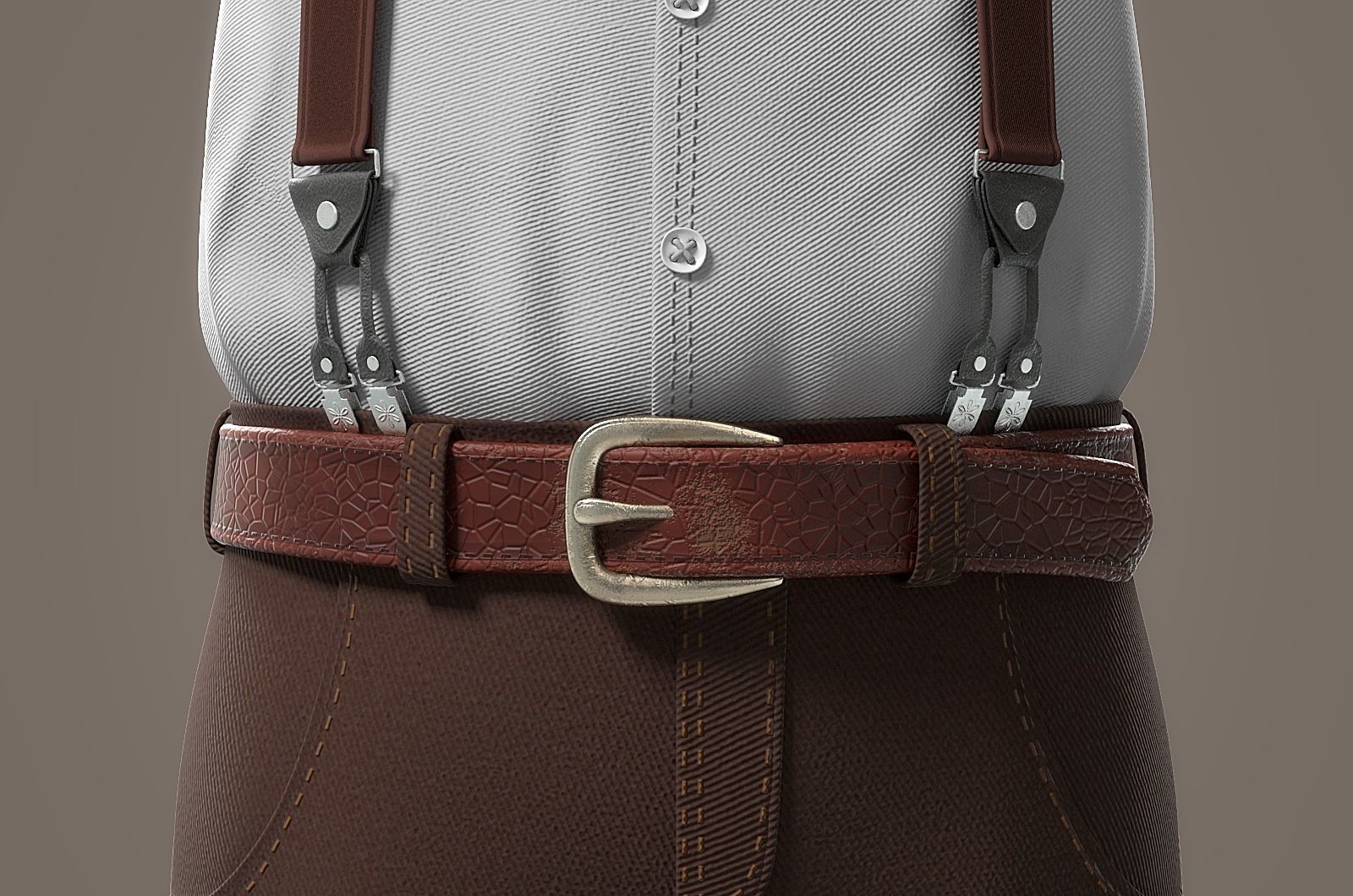 Cartoon Family Rigged V3 3D model_26