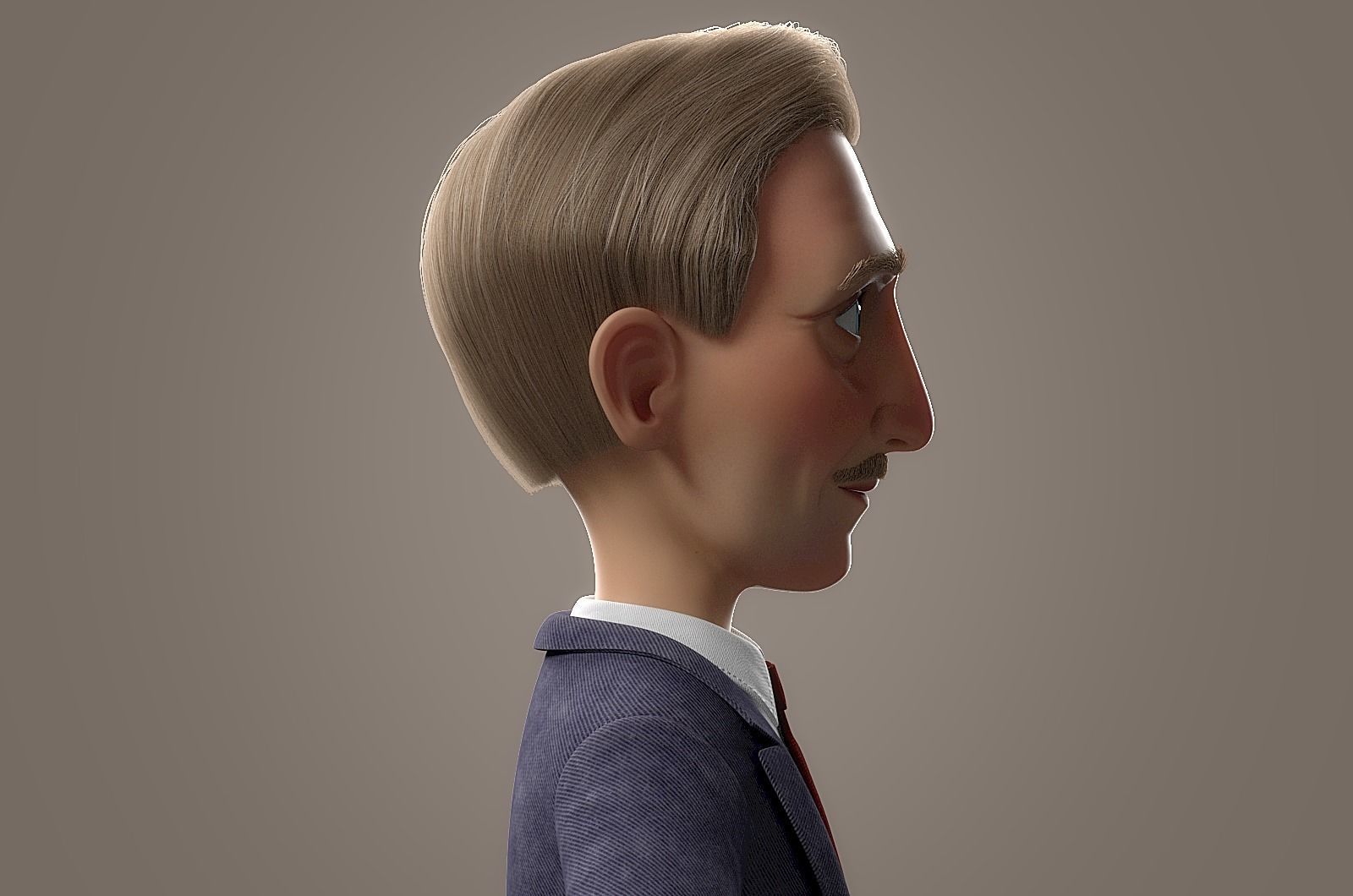 Cartoon Family Rigged V3 3D model_15