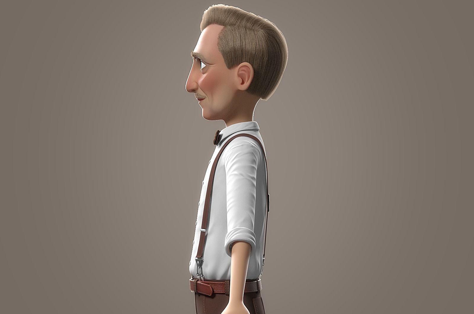 Cartoon Family Rigged V3 3D model_28