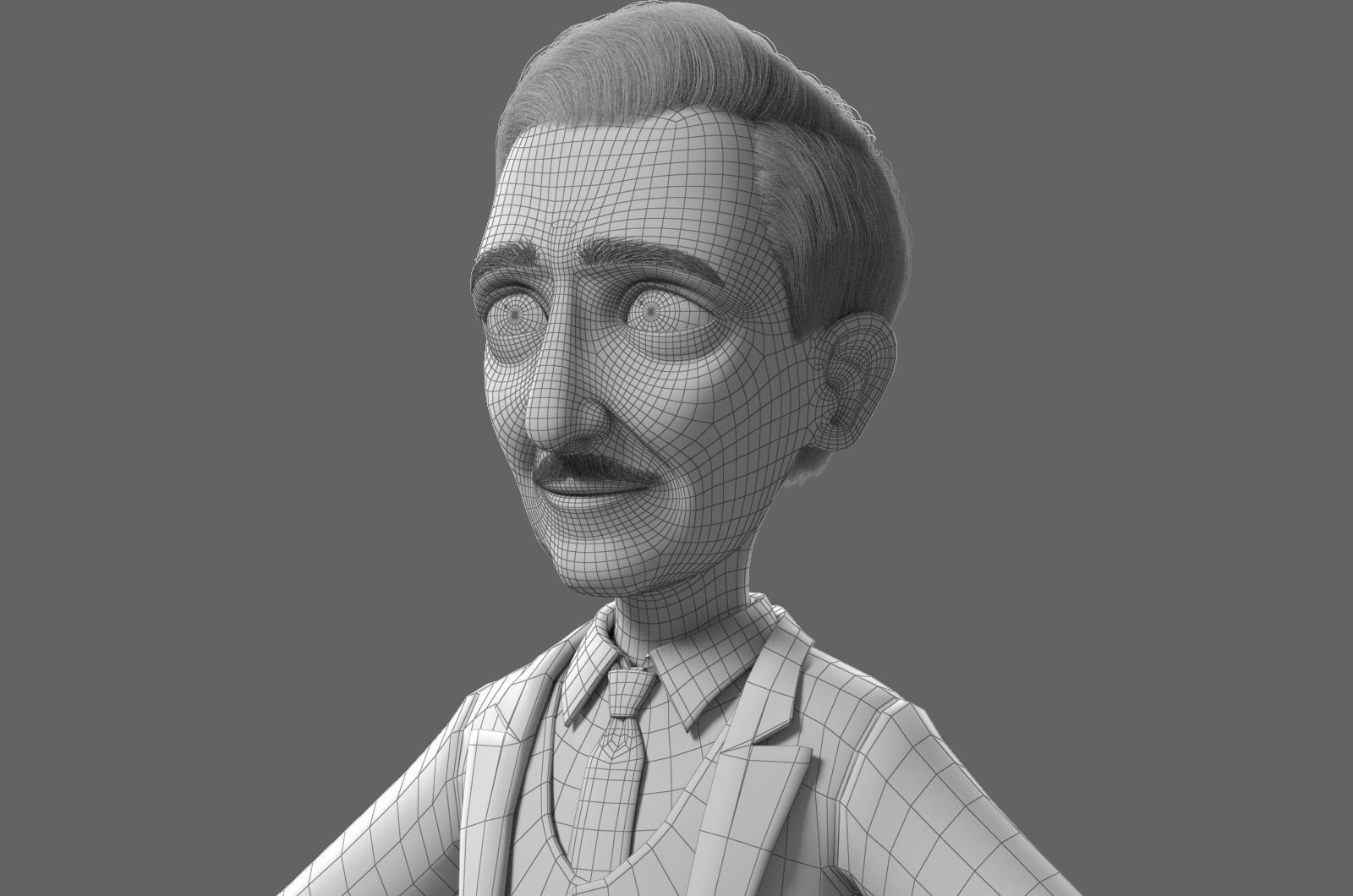 Cartoon Family Rigged V3 3D model_46