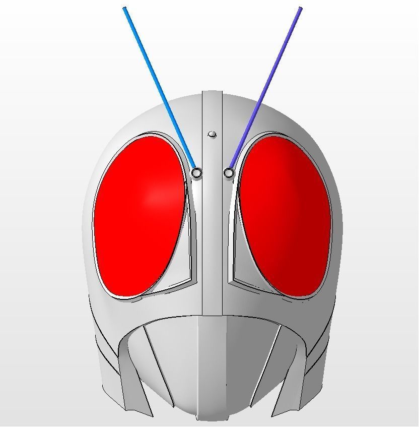 Black Kamen Rider RX for 3D Printing 3D print model_9