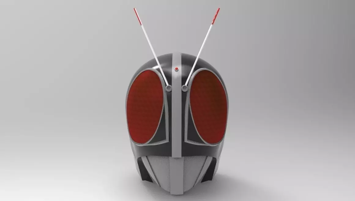 Black Kamen Rider RX for 3D Printing 3D print model_0
