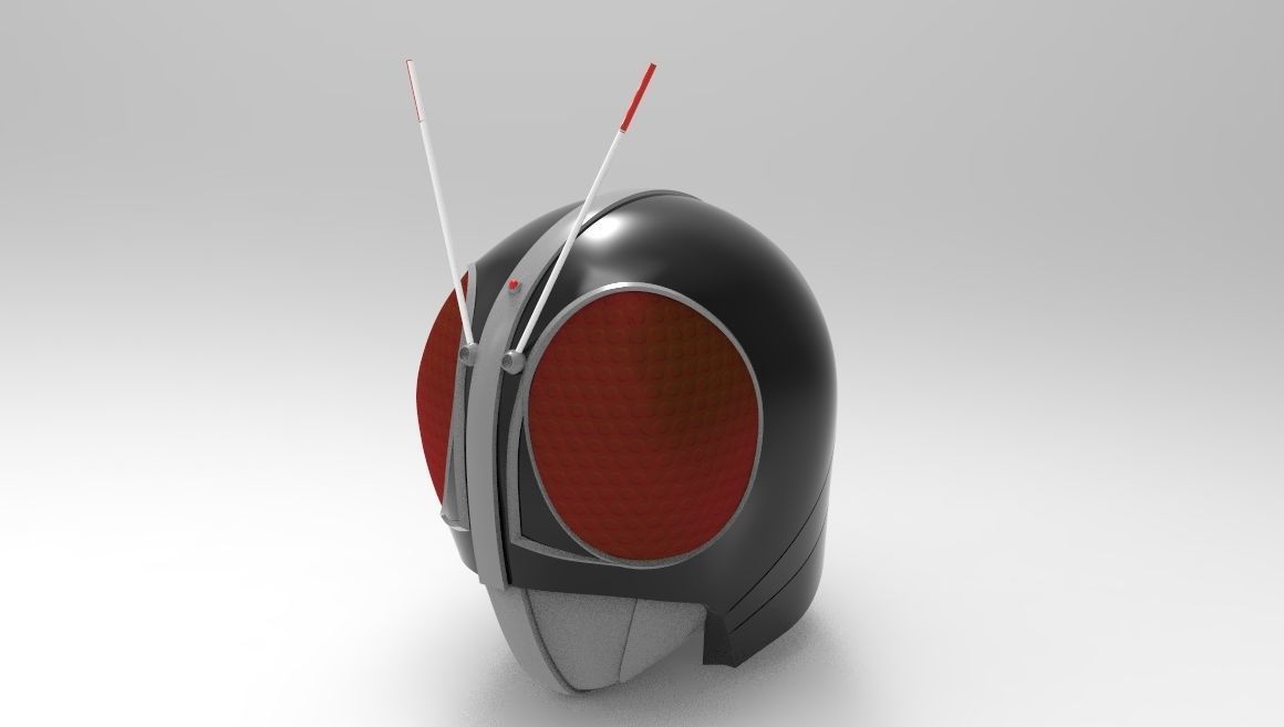 Black Kamen Rider RX for 3D Printing 3D print model_2