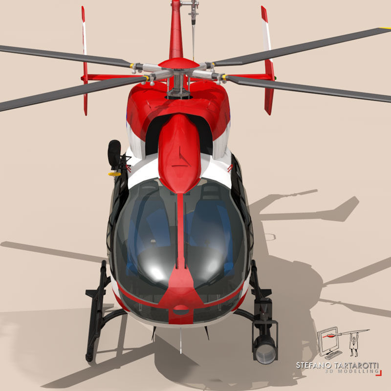 EC145 air ambulance 3D model_5