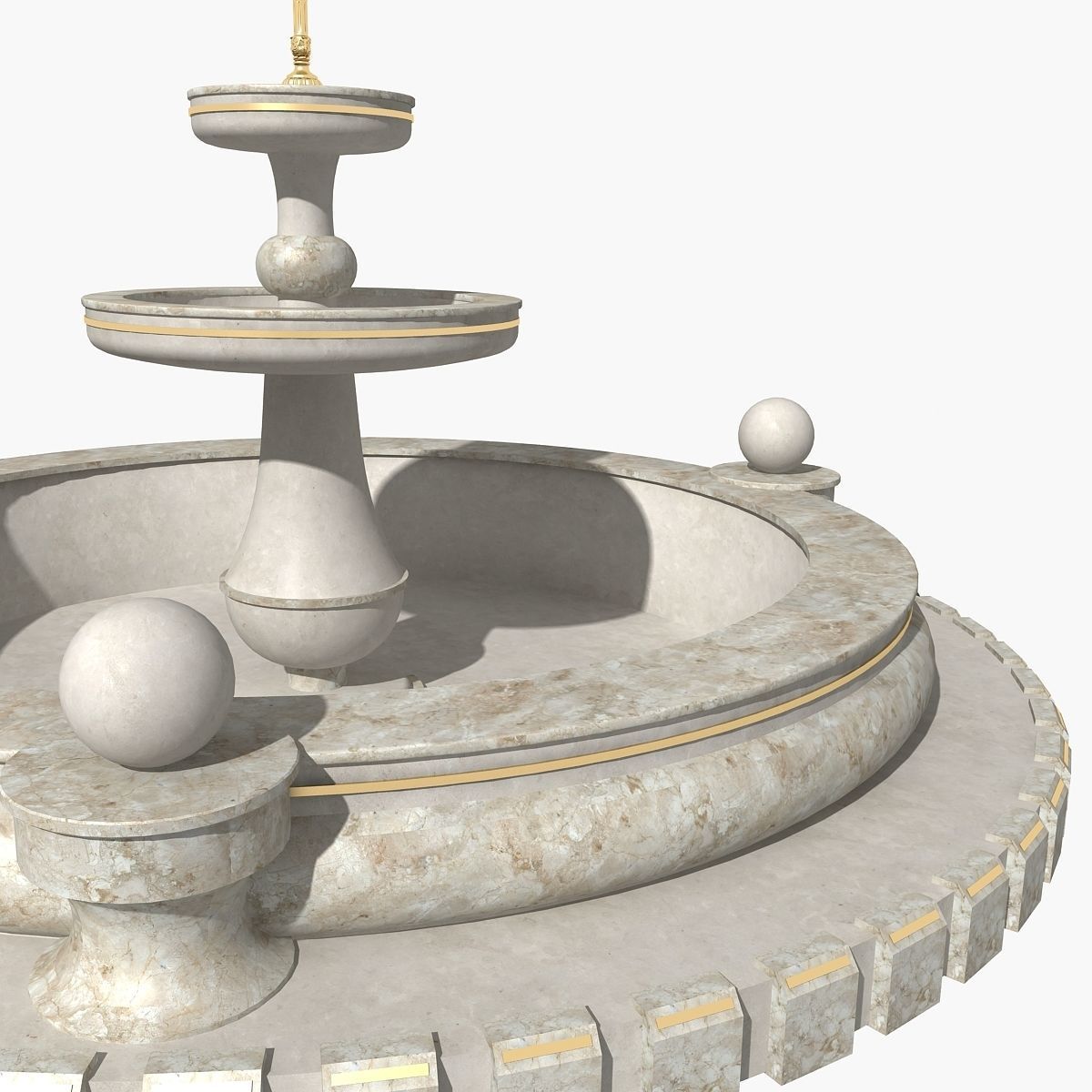Fountain 01 3D model_3